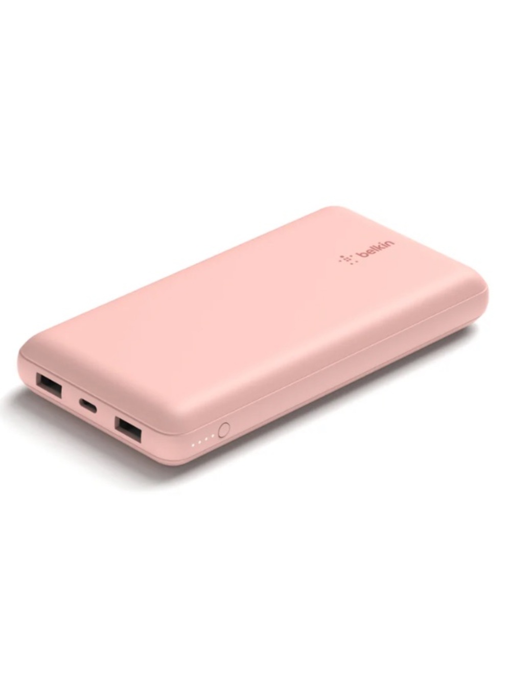 Belkin BoostCharge 20,000 mAH 3-Port Power Bank - Rose Gold . Used once